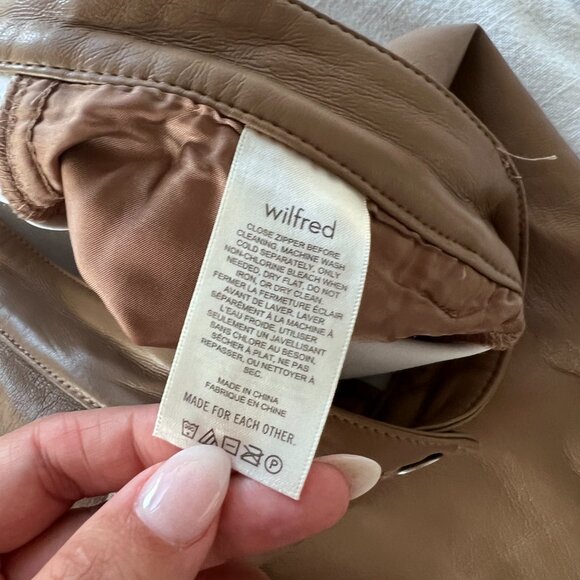 Aritzia Melina Straight Leg Faux Leather Pant - Picture 9 of 11